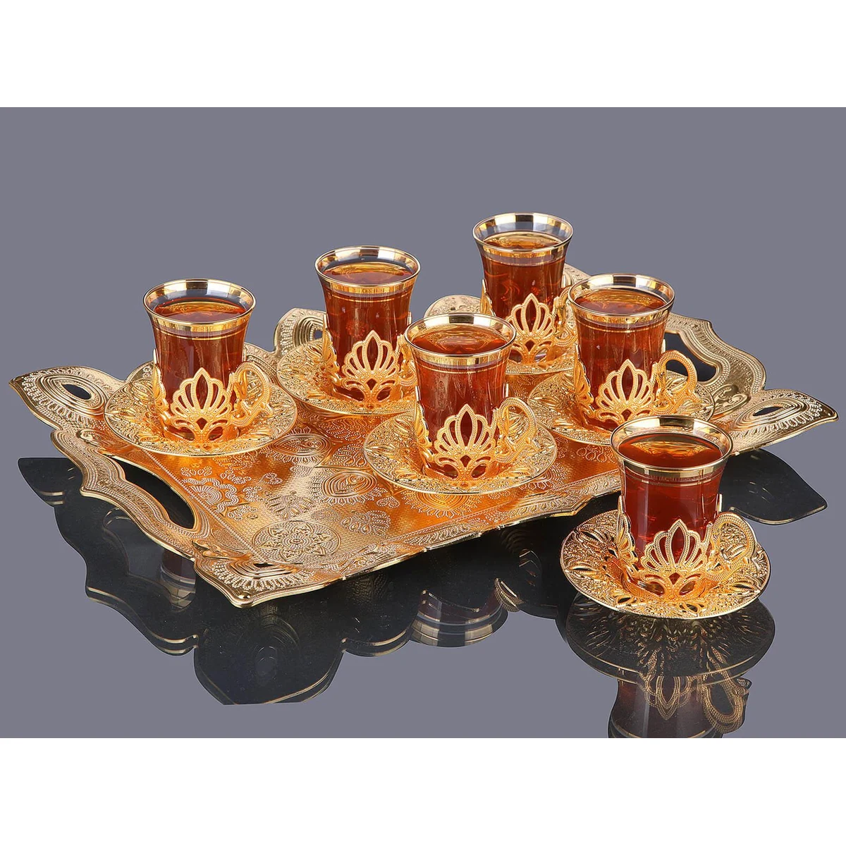 hasimoglu-ahu-tepsili-cay-takimi-altin-1 Ahu Tepsili Çay Takımı-Altın - Görsel 1